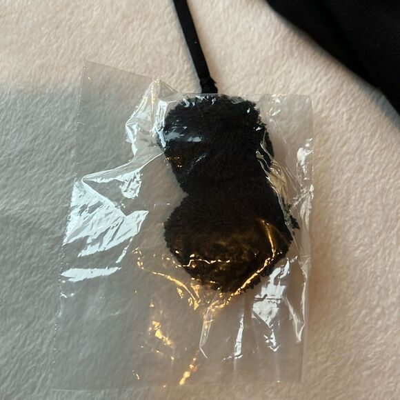 LOFT Black Maxi Dress Sz Large Adjustable Tie Strap Elastic Waist Tassel Straps - Picture 15 of 15